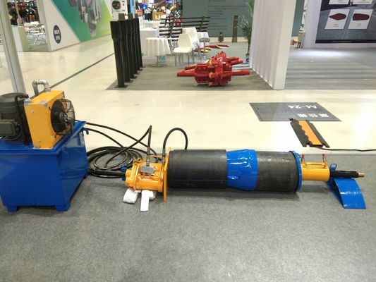 2M / Min خط أنابيب سحب السرعة للخلف معدات انفجار الأنابيب الثابتة 18KW